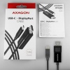 AXAGON RVC-DPC, USB-C - DisplayPort redukce / kabel 1.8m, 4K/60Hz