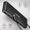 AXAGON HUE-F7C, 7x USB 3.2 Gen 1 ALU FLAT CHARGING hub, micro USB nap. konektor, kabel USB-C 30cm