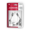 AXAGON BUCM-CM20TB, TWISTER kabel USB-C - USB-C, 1.1m, USB 2.0, PD 60W 3A, ALU, tpe, černý