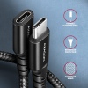 AXAGON BUCM32-CF15AB prodlužovací kabel USB-C (M) - USB-C (F), 1.5m, USB 20Gbps, PD 240W ALU oplet