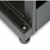 NetShelter AV 42U 600mm Wide x 825 Deep Enclosure with Sides and 10-32 Threaded Rails Black