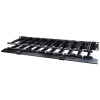 1U Horizontal Cable Manager, 6" deep, Single-Sided