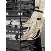 Valueline, Vertical Cable Manager for 2 & 4 Post Racks, 84"H X 6"W, Double-Sided with Doors