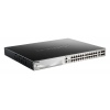 D-Link DGS-3130-30PS L3 Stck. Mng. PoE switch 24x GbE PoE+, 2x 10G RJ-45, 4x 10G SFP+, PoE 370W