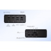 i-tec USB4 Metal Docking station Dual 4K HDMI DP, Power Delivery 80W