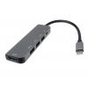 PremiumCord USB-C na HDMI + USB3.0 + 2x USB2.0 + PD(power delivery) adaptér