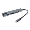 PremiumCord USB-C na HDMI + USB3.0 + USB2.0 + PD + SD/TF + RJ45 adaptér