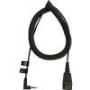 Jabra QD-2,5mm, 0,5-2m, coiled