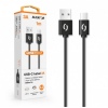 ALIGATOR Datový kabel POWER 3A, USB-C 1m černý