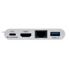 Tripplite Mini dokovací stanice USB-C / HDMI, USB 3.0, GbE, 60W nabíjení, HDCP, bílá