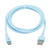 Tripplite Kabel USB-A/USB-C,USB 2.0(Samec/Samec),Antibakteriální Safe-IT,flexibilní, sv. modrá,1.83m