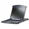 Aten 8-port Cat.5 KVM,dual rail rack, 19" LCD, IP