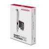 AXAGON PCEE-GRF, PCIe síťová karta - 1x Gigabit Ethernet port (RJ-45), Realtek 8111F, vč. LP