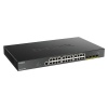 D-Link DGS-1250-28XMP/E 24-port Gigabit PoE Smart Managed Switch with 4x 10G SFP+ ports, 370Watts