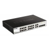 D-Link DGS-1210-16, 16-port 10/100/1000 Gigabit Smart Switch including 4 Combo 1000BaseT/SFP