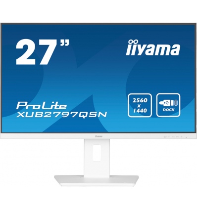 iiyama ProLite/XUB2797QSN-W1/27"/IPS/QHD/100Hz/1ms/White/3R