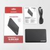 AXAGON EE25-SLC, USB-C 3.2 Gen 1 - SATA 6G 2.5" SLIDE box, bezšroubkový, černý