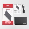 AXAGON EE25-SL, USB 3.2 Gen 1 - SATA 6G, 2.5" SLIDE box, bezšroubkový, černý