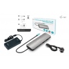 i-tec USB-C Metal Nano 2x HDMI Docking Station, PD 100W + Charger 112W