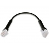 Ubiquiti Ethernet Patch Kabel, 0,22m, Cat6, černý