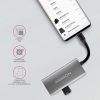 AXAGON HMC-4G2, USB-C 3.2 Gen 2 10 Gb/s hub, porty 2x USB-A + 2x USB-C, kabel USB-C 13cm