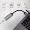 AXAGON ADE-TR, USB-A 3.2 Gen 1 - Gigabit Ethernet síťová karta, auto instal, titanově šedá