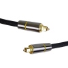 PremiumCord Optický audio kabel Toslink, OD:7mm, Gold-metal design + Nylon 0,5m