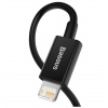 Baseus CALYS-C01 Superior Fast Charging Datový Kabel USB to Lightning 2.4A 2m Black