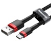 Baseus CATKLF-B91 Cafule Kabel USB-C 3A 1m Red/Black