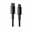 Baseus CATLWJ-01 Tungsten Gold Fast Charge Kabel USB-C to Lightning 20W 1m Black