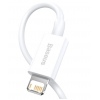 Baseus CALYS-02 Superior Fast Charging Kabel Lightning 2.4A 0.25m White