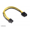 AKASA - 12V ATX 8-Pin na PCIe 6+2 pin adaptér