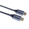 PremiumCord DisplayPort 1.4 přípojný kabel, kovové a zlacené konektory, 1m