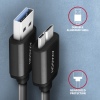 AXAGON BUMM3-AM10AB, SPEED kabel Micro-B USB - USB-A, 1m, USB 3.2 GEN 1, 3A, ALU, tpe, černý