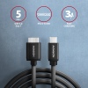 AXAGON BUMM3-CM10AB, SPEED kabel Micro-B USB - USB-C, 1m, USB 3.2 GEN 1, 3A, ALU, tpe, černý