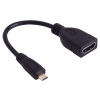 PremiumCord Flexi adaptér HDMI Typ A samice - micro HDMI Typ D samec pro ohebné zapojení