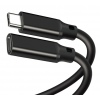 PremiumCord Prodlužovací kabel USB 3.2 generation 2, C/male - C/female, 1m