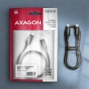 AXAGON BUCM432-CM10AB NewGEN+ kabel USB-C - USB-C, 1m, USB4 Gen 3×2, PD 100W 5A, 8K HD, ALU, oplet