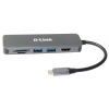 D-Link 6-in-1 USB-C Hub with HDMI/Card Reader/Power Delivery