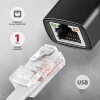 AXAGON ADE-ARC, USB-C 3.2 Gen 1 - Gigabit Ethernet síťová karta, Realtek 8153, auto instal