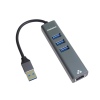 PremiumCord Adapter USB3.0 - RJ45 + 3x USB 3.0