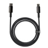 Baseus Datový kabel Tungsten Gold PD 20W 2m USB-C/Lightning černý