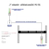 DATACOM "Y" adaptér STP CAT5E PC / PC+TEL