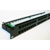 DATACOM Patch panel 48p. Cat5e 1U BK 8x6p. Modul, UTP, 19"