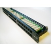 DATACOM Patch panel 48p. Cat5e 1U BK 8x6p. Modul, UTP, 19"