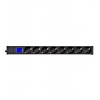 PDU IT METER, integr.merení, 8x Schuko,Al ,19", 1U, RAL 7035