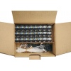 MULTIPACK 24 ks - rychlozařezávací keystone Solarix CAT6 STP SXKJ-6-STP-BK-NA