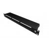 19" patch panel Solarix 24 x RJ45 CAT5E STP 1U SX24-5E-STP-BK-N