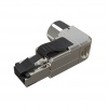 Konektor MPTL 90° RJ45 CAT5E STP samořezný SXRJ45-5E-STP-BK-SA-U