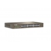 Tenda TEG1024D 24x Gigabit Switch, Fanless-bez ventilátorů, Rackmount, ochrana proti přepětí